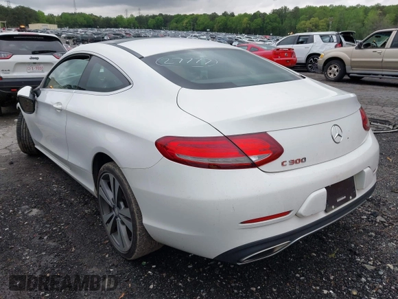 2017 Mercedes-Benz C C 300 with VIN WDDWJ4JB6HF401498, listed as a IAAI auction lot 41978936 with 95,197 mi miles. Bid and sale history available at carsss.com. Image 3.