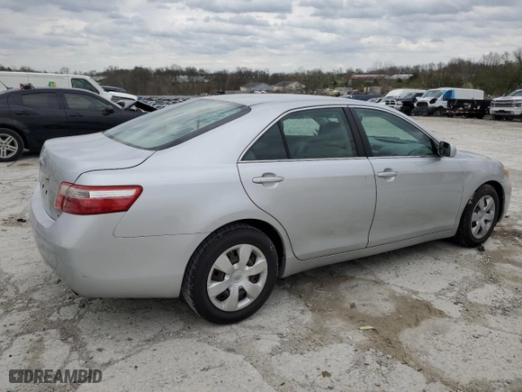 2007 Toyota Camry CE with VIN 4T1BE46K57U184991, listed as a Copart auction lot 50818745 with 109,895 mi miles and Salvage Title. Bid and sale history available at carsss.com. Image 3.