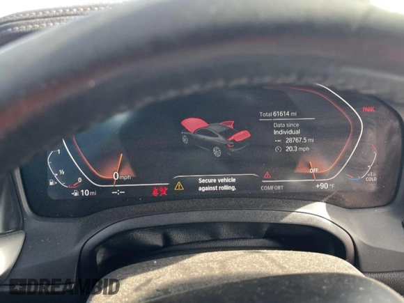 2021 BMW 4 Series 430i with VIN WBA53AP05MCG80393, listed as a Copart auction lot 84918394 with 61,614 mi miles and Salvage Title. Bid and sale history available at DreamBid. Image 9.
