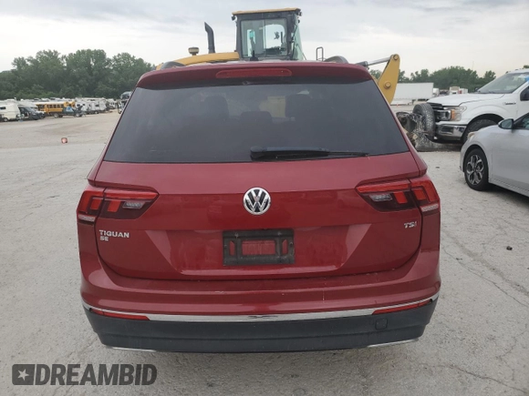 2018 Volkswagen Tiguan SEL with VIN 3VV3B7AXXJM009686, listed as a Copart auction lot 58838695 with 94,593 mi miles and Salvage title. Bid and sale history available at DreamBid. Image 6.