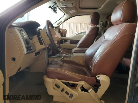 2012 Ford F-150 XL with VIN 1FTFW1EF2CKE31928, listed as a Copart auction lot 54445465 with 188,568 mi miles and Salvage title. Bid and sale history available at DreamBid. Image 7.