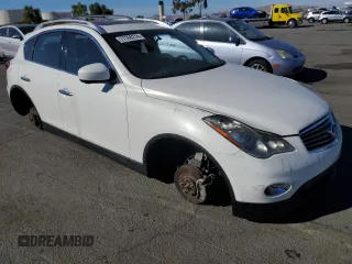 2011 Infiniti EX Journey with VIN JN1AJ0HR2BM853700, listed as a Copart auction lot 77166274 with Not Provided miles and Salvage Title. Bid and sale history available at carsss.com. Image 4.