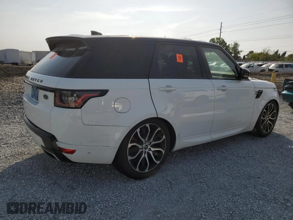 2018 Land Rover Range Rover Sport with VIN SALWR2RE0JA192874, listed as a Copart auction lot 50208775 with Not Provided miles and Salvage Title. Bid and sale history available at carsss.com. Image 3.