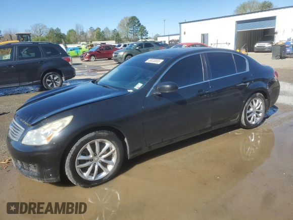 2007 Infiniti G35 Sedan Journey with VIN JNKBV61E27M705925, listed as a Copart auction lot 49830855 with Not Provided miles and Non Repairable. Bid and sale history available at carsss.com. Image 1.