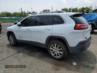 2014 Jeep Cherokee Limited with VIN 1C4PJMDS0EW140309, listed as a Copart auction lot 59203385 with 116,058 mi miles and Salvage title. Bid and sale history available at DreamBid. Image 2.