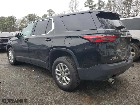 2023 Chevrolet Traverse LS with VIN 1GNERFKW8PJ157495, listed as a Copart auction lot 43266265 with 79,114 mi miles and Salvage Title. Bid and sale history available at carsss.com. Image 2.