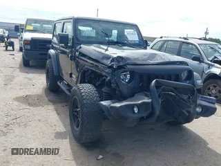 2018 Jeep Wrangler Sport with VIN 1C4GJXAN2JW221404, listed as a IAAI auction lot 42216848 with 53,882 mi miles and . Bid and sale history available at DreamBid. Image 1.