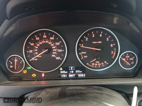 2015 BMW 3 Series 320i xDrive with VIN WBA3C3C54FP662870, listed as a Copart auction lot 59716875 with 98,077 mi miles and Clean title. Bid and sale history available at DreamBid. Image 9.