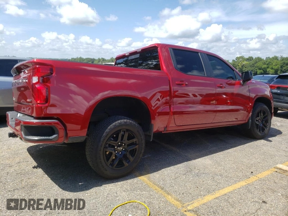 2024 Chevrolet Silverado 1500 RST with VIN 1GCUDEED5RZ246596, listed as a Copart auction lot 62590964 with 4,779 mi miles and Clean Title. Bid and sale history available at carsss.com. Image 3.