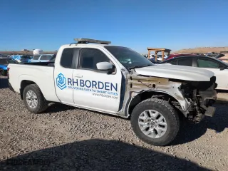 2022 Nissan Frontier S with VIN 1N6ED1CL1NN658438, listed as a Copart auction lot 88987045 with 45,704 mi miles and Salvage Title. Bid and sale history available at carsss.com. Image 4.
