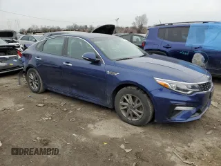 2019 Kia Optima LX with VIN 5XXGT4L3XKG350398, listed as a Copart auction lot 44720695 with 61,361 mi miles and Salvage Title. Bid and sale history available at carsss.com. Image 4.