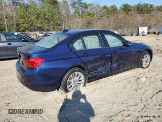 2016 BMW 3 Series 320i xDrive with VIN WBA8E5G59GNT41491, listed as a Copart auction lot 48753615 with 127,305 mi miles and Salvage Title. Bid and sale history available at carsss.com. Image 3.