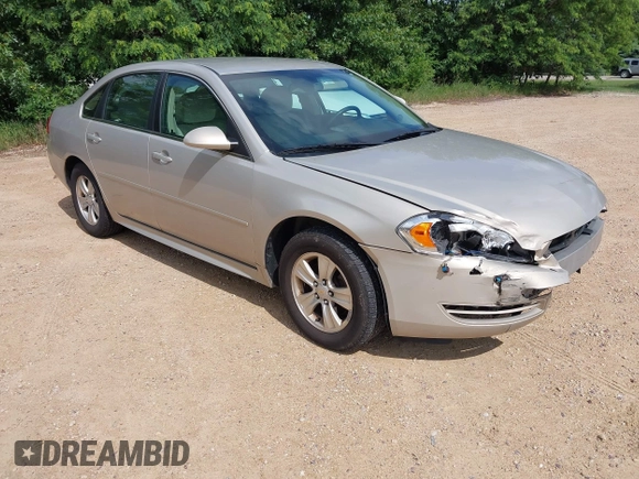 2012 Chevrolet Impala LS Fleet with VIN 2G1WF5E36C1219541, listed as a IAAI auction lot 42613170 with 164,392 mi miles and . Bid and sale history available at DreamBid. Image 1.