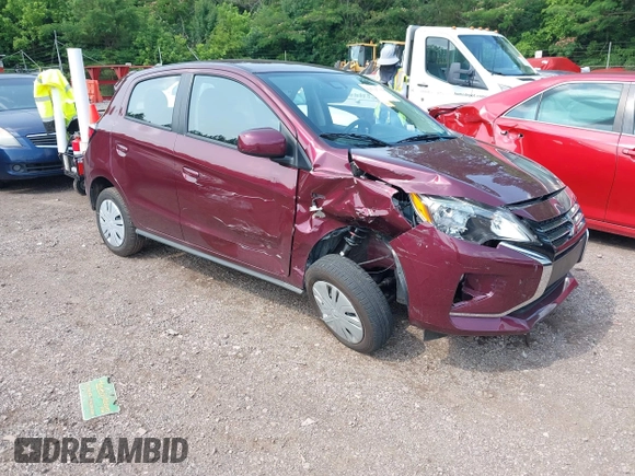 2024 Mitsubishi Mirage ES z VIN ML32AUHJ0RH024469, wystawiony jako IAAI lot #42394732 z przebiegiem 12 869 mil mil oraz . Historia ofert i sprzedaży dostępna na DreamBid. Obrazek 1.