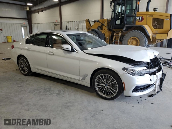 2020 BMW 5 Series 530i with VIN WBAJR3C05LWW69628, listed as a Copart auction lot 54589695 with Not provided miles and Salvage title. Bid and sale history available at DreamBid. Image 4.
