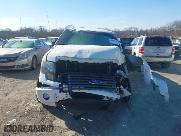 2012 Ford F-150 XL with VIN 1FTFW1CF8CFC89225, listed as a IAAI auction lot 41618046 with 130,405 mi miles. Bid and sale history available at carsss.com. Image 12.