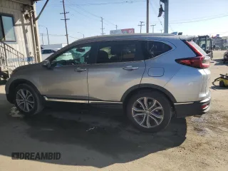 2020 Honda CR-V Touring with VIN 7FARW1H95LE009818, listed as a Copart auction lot 46294505 with 89,999 mi miles and Salvage Title. Bid and sale history available at carsss.com. Image 2.