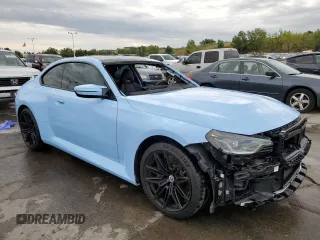 2023 BMW M2 with VIN 3MF13DM05P8D20294, listed as a Copart auction lot 70229344 with 6,324 mi miles and Salvage Title. Bid and sale history available at carsss.com. Image 4.