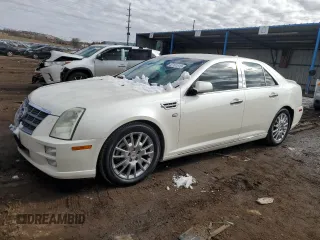 2010 Cadillac STS AWD with VIN 1G6DU6EV1A0150801, listed as a Copart auction lot 42761515 with 154,865 mi miles and Salvage Title. Bid and sale history available at carsss.com. Image 1.