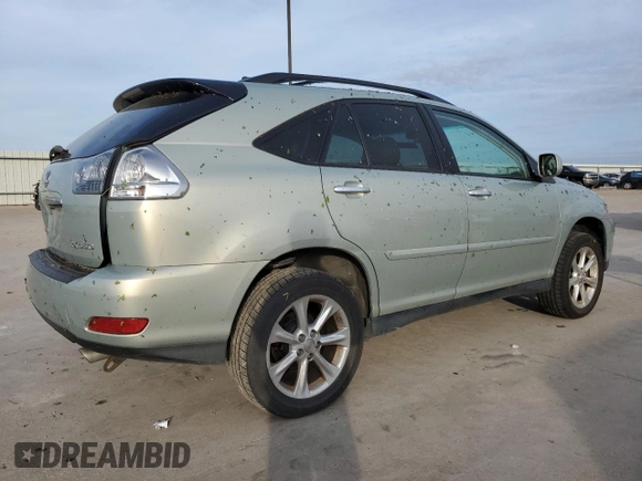 2009 Lexus RX 350 with VIN 2T2HK31U19C122414, listed as a Copart auction lot 50369185 with 169,277 mi miles and Salvage Title. Bid and sale history available at DreamBid. Image 3.