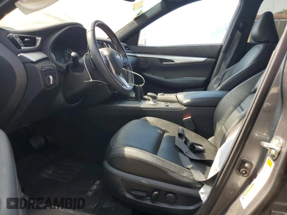 2021 Infiniti QX50 Luxe with VIN 3PCAJ5BB3MF120184, listed as a Copart auction lot 58276615 with 59,974 mi miles and Salvage title. Bid and sale history available at DreamBid. Image 7.