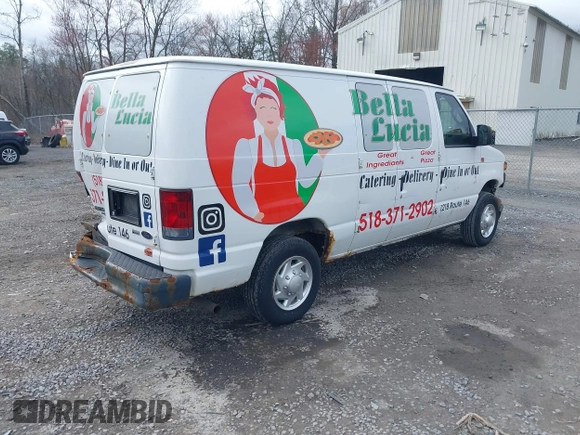 2012 Ford Econoline Cargo Commercial with VIN 1FTNE1EW6CDA93498, listed as a IAAI auction lot 42041801 with 105,555 mi miles and . Bid and sale history available at carsss.com. Image 4.