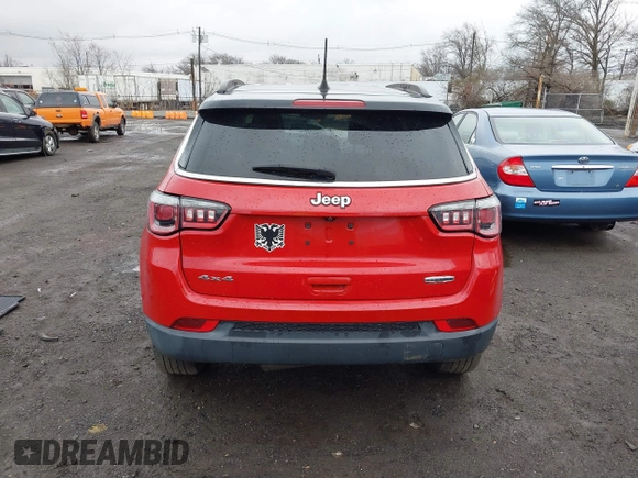 2019 Jeep Compass Latitude with VIN 3C4NJDBB7KT629155, listed as a IAAI auction lot 41812711 with 35,369 mi miles and . Bid and sale history available at DreamBid. Image 17.