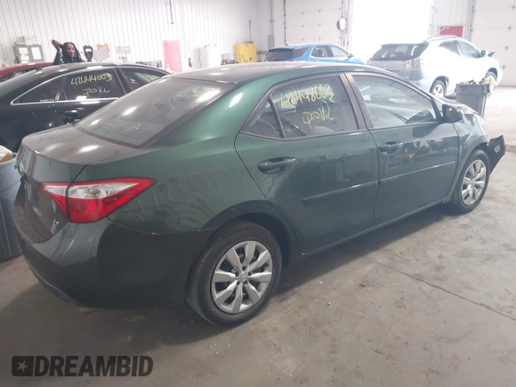 2016 Toyota Corolla L with VIN 2T1BURHE9GC726280, listed as a IAAI auction lot 42448663 with 64,359 mi miles and . Bid and sale history available at DreamBid. Image 4.