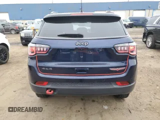 2019 Jeep Compass Trailhawk z VIN 3C4NJDDB0KT650118, wystawiony jako Copart lot #58597965 z przebiegiem 38 908 mil mil oraz Czysty tytuł • Clean title. Historia ofert i sprzedaży dostępna na DreamBid. Obrazek 6.