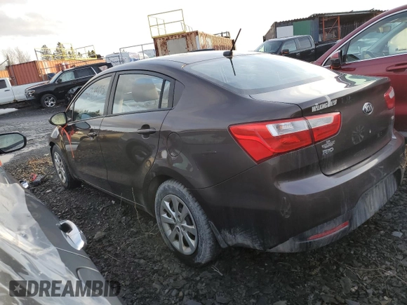 2013 Kia Rio LX with VIN KNADM4A31D6313726, listed as a Copart auction lot 48179155 with 1 mi miles and Salvage Title. Bid and sale history available at carsss.com. Image 2.