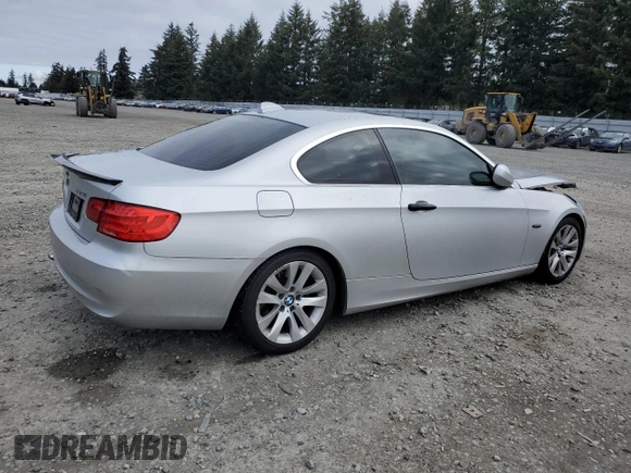 2011 BMW 3 Series 328i with VIN WBAKE3C59BE441745, listed as a Copart auction lot 49334705 with 172,072 mi miles and Salvage Title. Bid and sale history available at DreamBid. Image 3.
