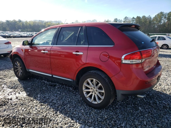 2012 Lincoln MKX with VIN 2LMDJ6JK3CBL05299, listed as a Copart auction lot 49657815 with 107,146 mi miles and Salvage Title. Bid and sale history available at carsss.com. Image 2.