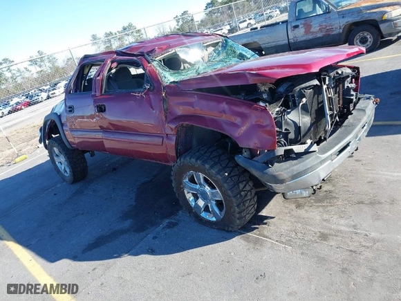 2004 Chevrolet Silverado 1500 Crew Cab LT with VIN 2GCEK13T341332620, listed as a IAAI auction lot 41607153 with 1 mi miles. Bid and sale history available at carsss.com. Image 1.