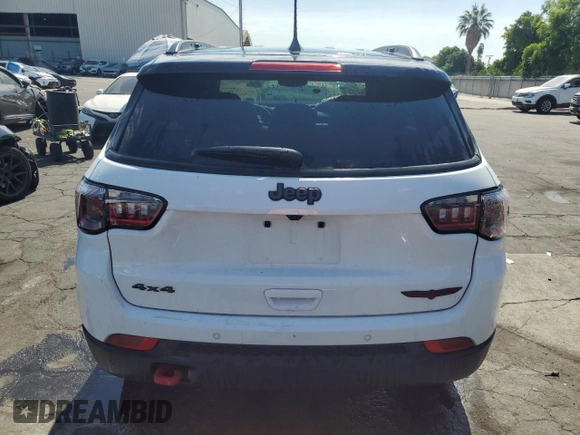 2025 Jeep Compass Trailhawk with VIN 3C4NJDDN4ST536911, listed as a Copart auction lot 65444215 with 16,172 mi miles and Clean title. Bid and sale history available at DreamBid. Image 6.