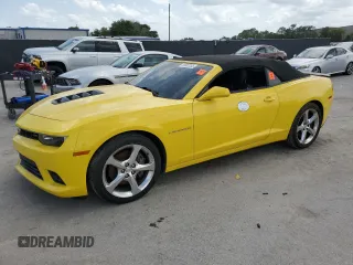 2015 Chevrolet Camaro SS z VIN 2G1FK3DJ7F9281942, wystawiony jako Copart lot #59907265 z przebiegiem 158 668 mil mil oraz Czysty tytuł • Clean title. Historia ofert i sprzedaży dostępna na DreamBid. Obrazek 1.