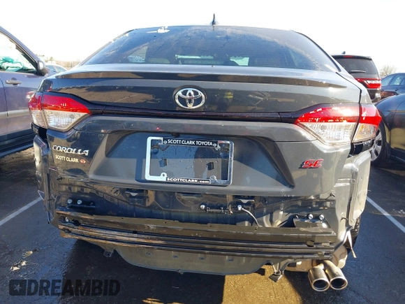 2024 Toyota Corolla SE with VIN 5YFS4MCE4RP191470, listed as a IAAI auction lot 41703349 with 15,129 mi miles and . Bid and sale history available at DreamBid. Image 16.
