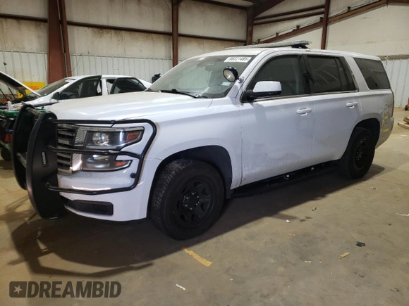 2020 Chevrolet Tahoe Commercial with VIN 1GNLCDEC1LR164217, listed as a Copart auction lot 88321485 with 88,094 mi miles and Salvage title. Bid and sale history available at DreamBid. Image 1.