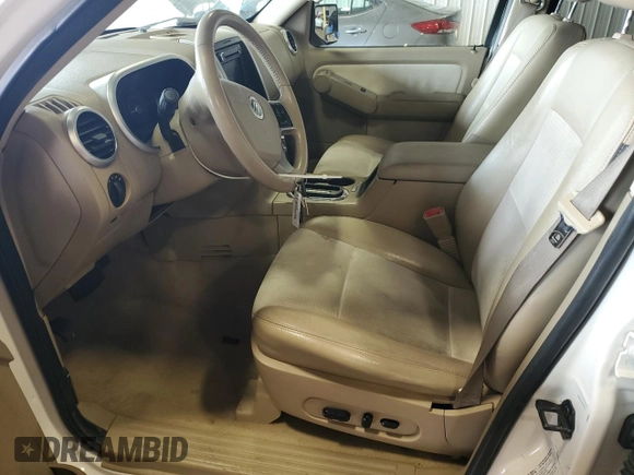 2008 Mercury Mountaineer Premier with VIN 4M2EU48878UJ15494, listed as a Copart auction lot 49576755 with 134,294 mi miles and Salvage Title. Bid and sale history available at carsss.com. Image 7.