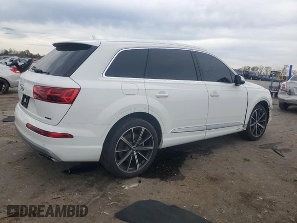 2019 Audi Q7 Premium Plus with VIN WA1LAAF71KD043207, listed as a Copart auction lot 51518805 with 89,782 mi miles and Salvage title. Bid and sale history available at DreamBid. Image 3.