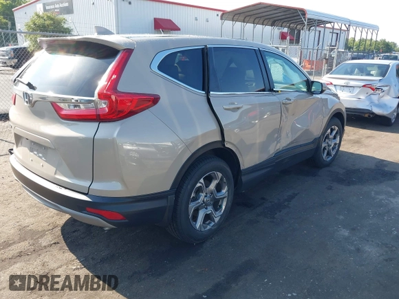 2019 Honda CR-V EX-L with VIN 2HKRW1H84KH503106, listed as a IAAI auction lot 42538439 with 27,883 mi miles and . Bid and sale history available at DreamBid. Image 4.