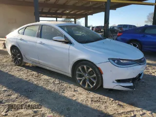 2015 Chrysler 200 C with VIN 1C3CCCCB3FN527646, listed as a Copart auction lot 42138125 with 203,105 mi miles and Salvage Title. Bid and sale history available at DreamBid. Image 4.