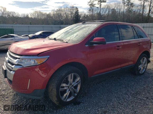 2011 Ford Edge Limited with VIN 2FMDK3KC5BBB13850, listed as a Copart auction lot 46531015 with 181,390 mi miles and Salvage Title. Bid and sale history available at carsss.com. Image 1.