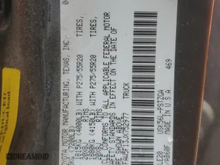2018 Toyota Tundra 4WD SR5 with VIN 5TFAW5F13JX752977, listed as a Copart auction lot 50633495 with 0 mi miles and Salvage Title. Bid and sale history available at carsss.com. Image 12.