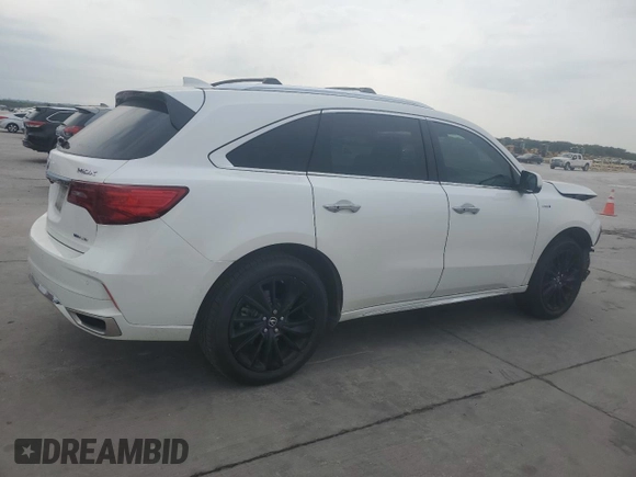 2020 Acura MDX Sport Hybrid w/Advance Pkg with VIN 5J8YD7H75LL000632, listed as a Copart auction lot 66559914 with 83,305 mi miles and Salvage Title. Bid and sale history available at carsss.com. Image 3.