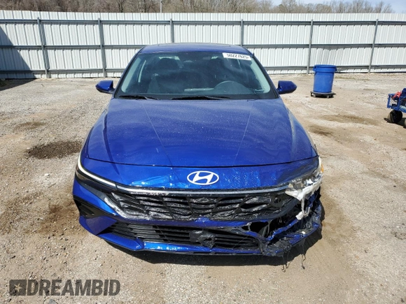 2024 Hyundai Elantra SEL with VIN KMHLS4DG5RU761646, listed as a Copart auction lot 50227625 with 8,609 mi miles and Salvage title. Bid and sale history available at DreamBid. Image 5.