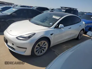 2023 Tesla Model 3 z VIN 5YJ3E1EA9PF510588, wystawiony jako Copart lot #51860125 z przebiegiem Nie podano mil oraz Czysty tytuł • Clean title. Historia ofert i sprzedaży dostępna na DreamBid. Obrazek 1.