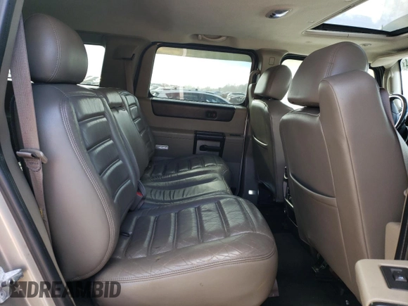 2003 Hummer H2 with VIN 5GRGN23U93H101021, listed as a Copart auction lot 87440524 with 124,826 mi miles and Clean Title. Bid and sale history available at carsss.com. Image 11.