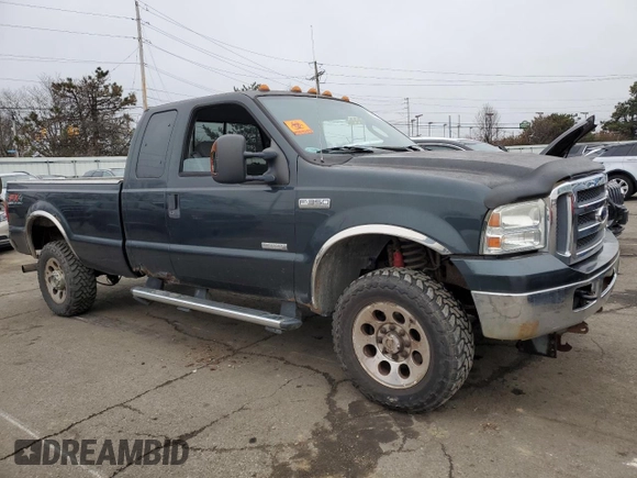 2005 Ford F-350 XL with VIN 1FTWX31P75EB90280, listed as a Copart auction lot 44736335 with Not provided miles and Clean title. Bid and sale history available at DreamBid. Image 4.