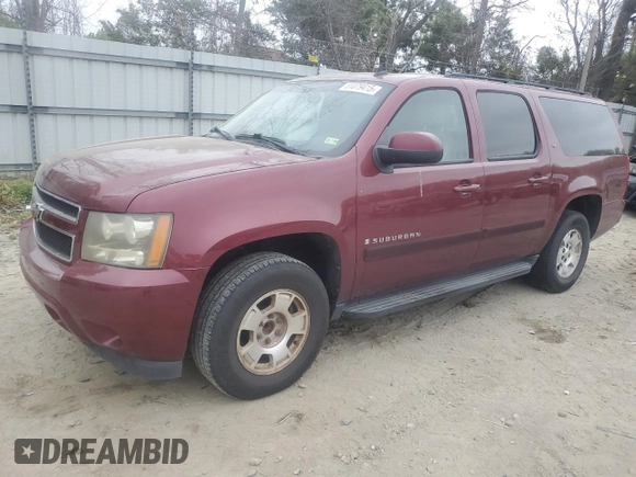 2008 Chevrolet Suburban LT w/2LT with VIN 3GNFC16J98G206469, listed as a Copart auction lot 51079415 with 233,965 mi miles and Salvage Title. Bid and sale history available at carsss.com. Image 1.