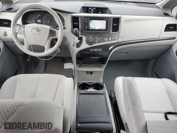 2014 Toyota Sienna LE with VIN 5TDJK3DC4ES089418, listed as a Copart auction lot 44241775 with 15,217 mi miles and Salvage Title. Bid and sale history available at DreamBid. Image 8.